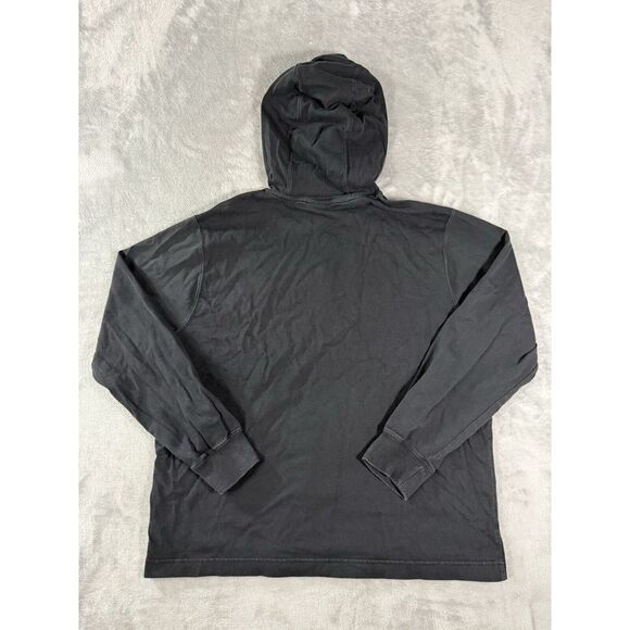 Nike Sportswear Jersey Shirt Mens Black Large Hooded Pullover Long Sleeve - Picture 11 of 14